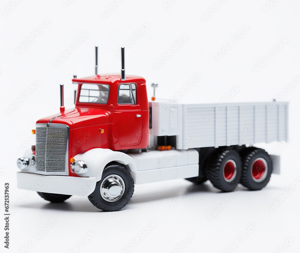 Truck Toy isolated on White Background