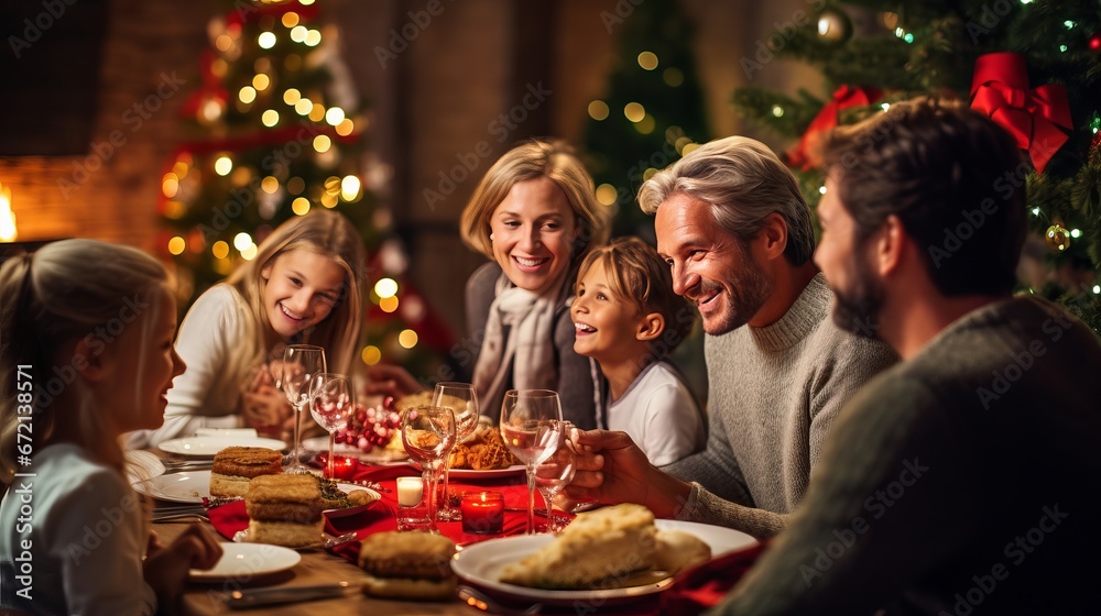 A simple way to describe the concept of a family together Christmas celebration is the idea of spending time and celebrating with loved ones during the holiday season