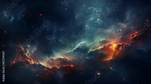 A mesmerizing space-themed background with swirling galaxies and stars  igniting the imagination with the wonders of the universe.