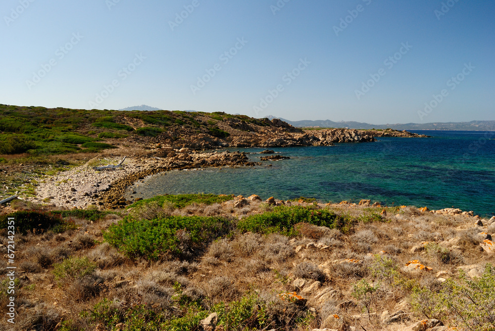 Obraz premium Veduta della costa di Golfo Aranci