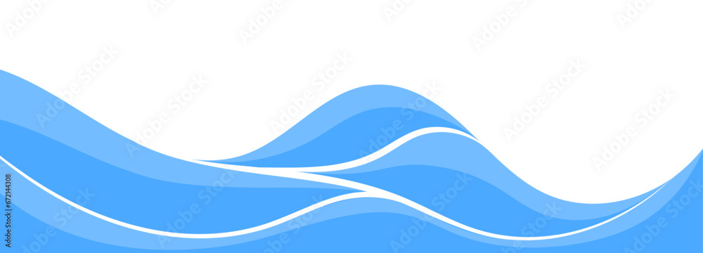  blue wave. Dynamic wavy shape for banners, covers, posters, flyers and creative ideas