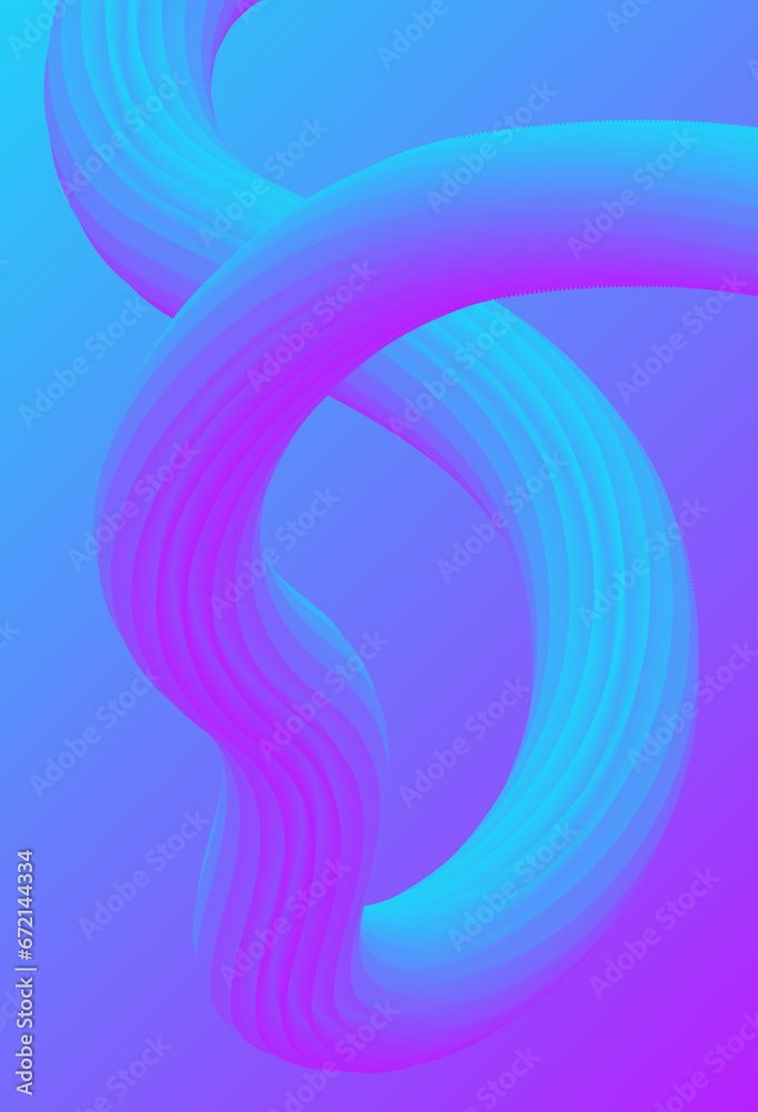 Abstract modern vertical rectangular background for storis three-dimensional spiral, blue-purple-pink gradient Abstract modern vertical rectangular background for storis three-dimensional spiral, blue-purple-pink gradient