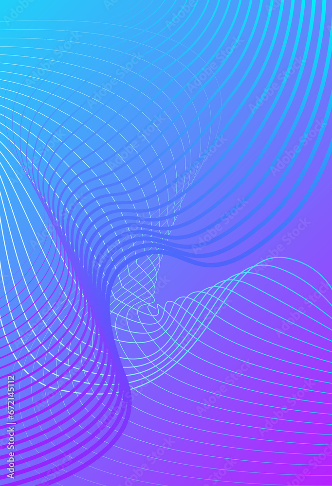 Abstract modern vertical rectangular background for storis stripes, waves, blue-purple-pink gradient Abstract modern vertical rectangular background for storis stripes, waves, blue-purple-pink gradient