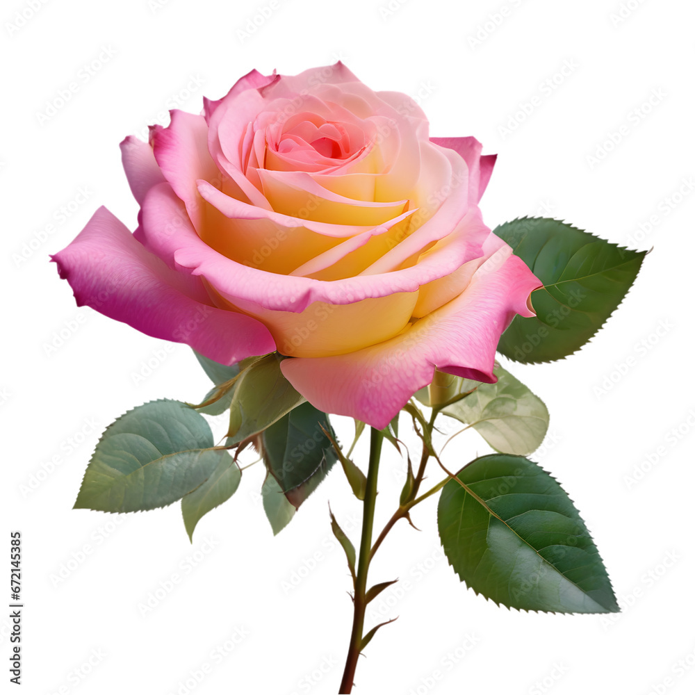 Obraz premium A beautiful, bright rose-colored painting. 