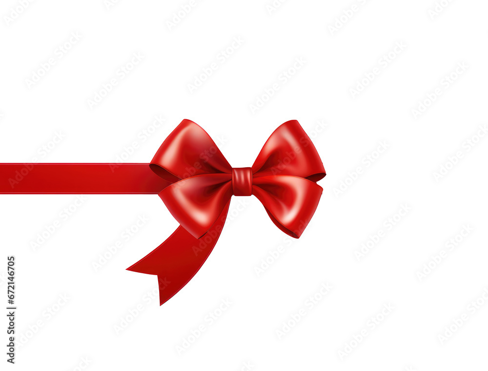 Fototapeta premium christmas ribbon gift decoration