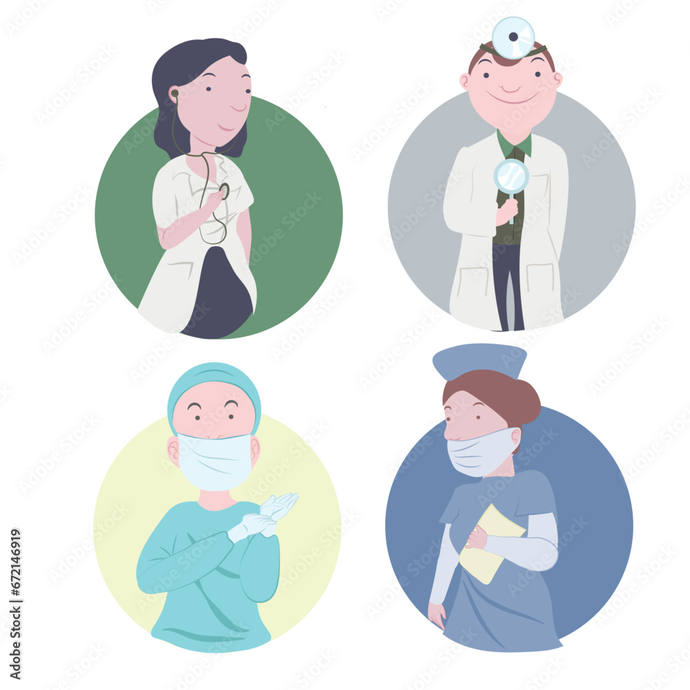 Fototapeta premium medical workers