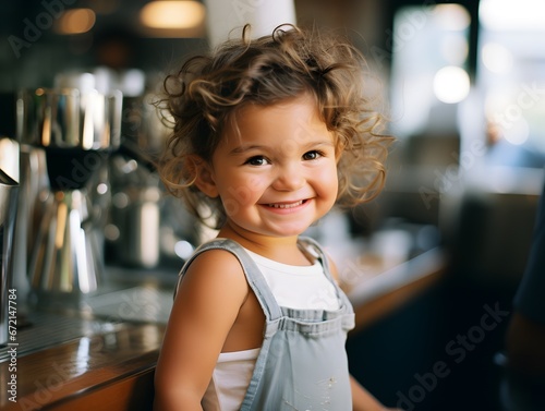 Unexpected Delights: A Baby Barista Serving Up Happiness