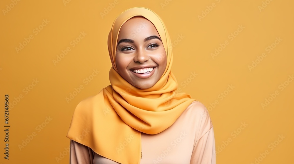 Medium shot smiley young lady with copy-space Medium shot smiley young lady with copy-space