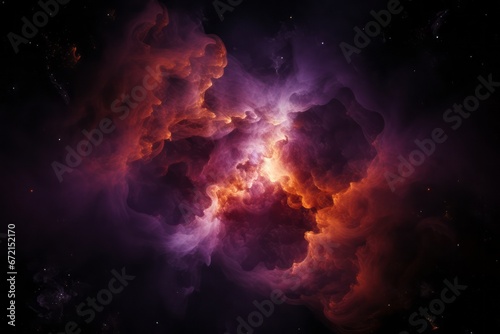 Vibrant Hydrogen Alpha Nebula
