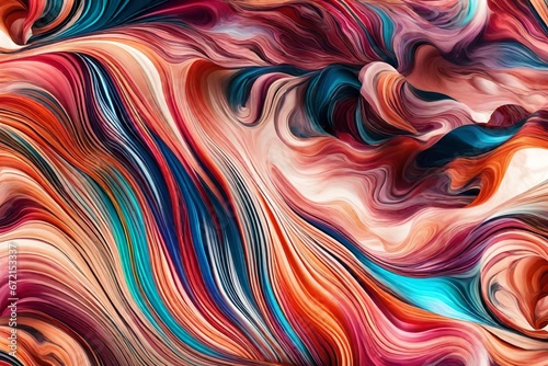 A Mesmerizing Abstract Background of Floral Patterns, Silk, Marble, and Flowing Colorful Waves in Ultra High HD Quality.