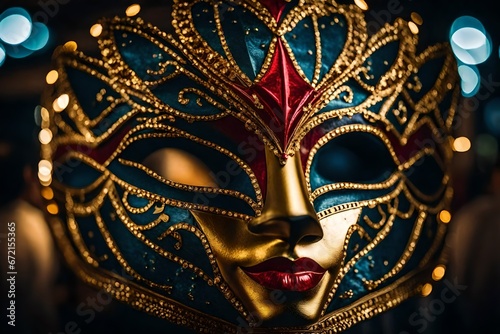 A Captivating Carnival Mask in Ultra High-Quality Photography. © HASHMAT