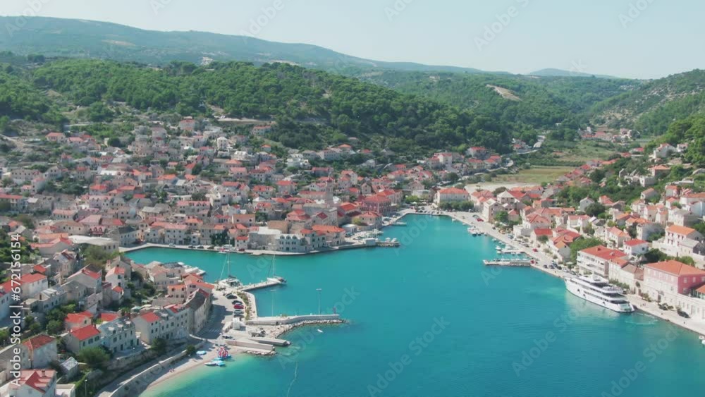 Pucisca on the island of Brac in Croatia Pucisca on the island of Brac in Croatia
