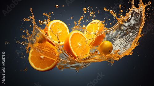 Splash of fruit juice