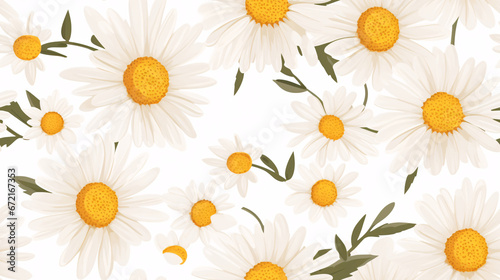 Daisy Floral Patterns Perfect for Spring-inspired Designs and Whimsical D  cor