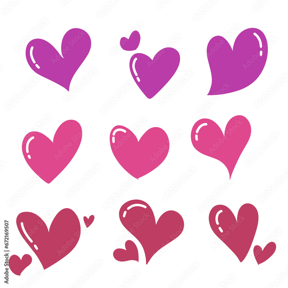 set of heart set of heart