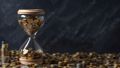 The idea that time is money, along with bitcoin, 
