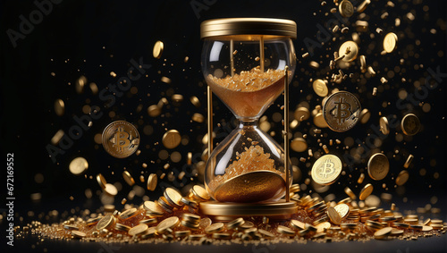 The idea that time is money, along with bitcoin, 
