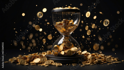 The idea that time is money, along with bitcoin, 
