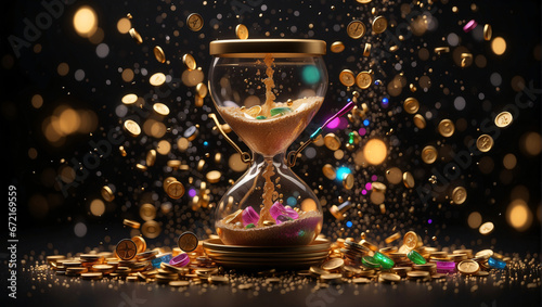 The idea that time is money, along with bitcoin, 
