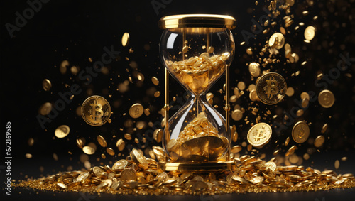 The idea that time is money, along with bitcoin, 
