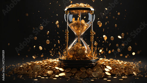 The idea that time is money, along with bitcoin, 
