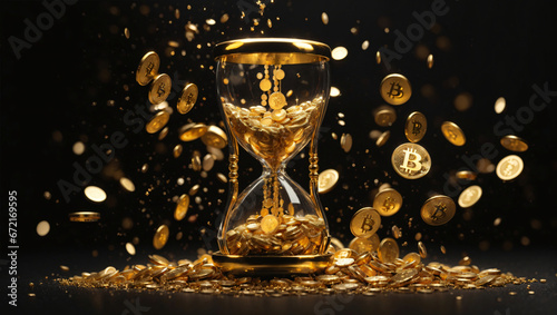 The idea that time is money, along with bitcoin,   © MuseColor