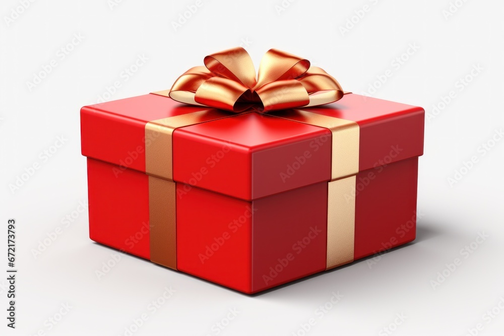 red gift box with ribbon red gift box with ribbon