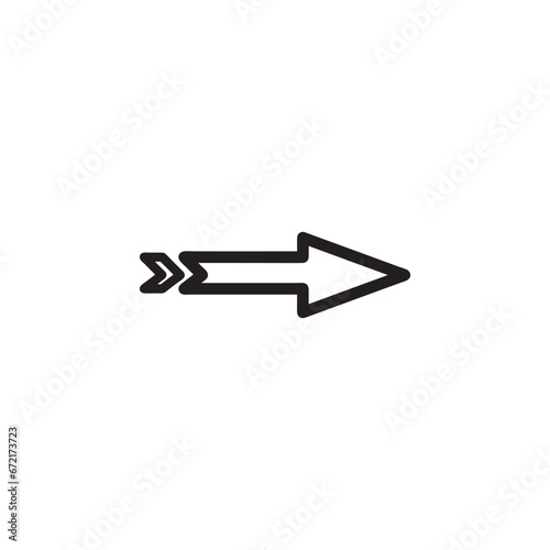  Arrow icon collection. Arrow flat style isolated  stock vector. Arrow flat vector icon.    