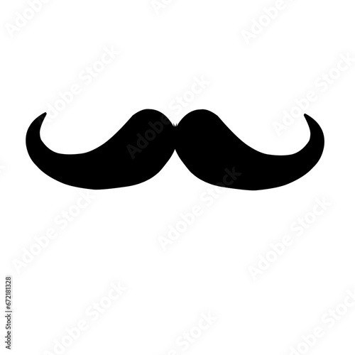 Italian mustache icon. Simple illustration of italy mustache vector icon for web