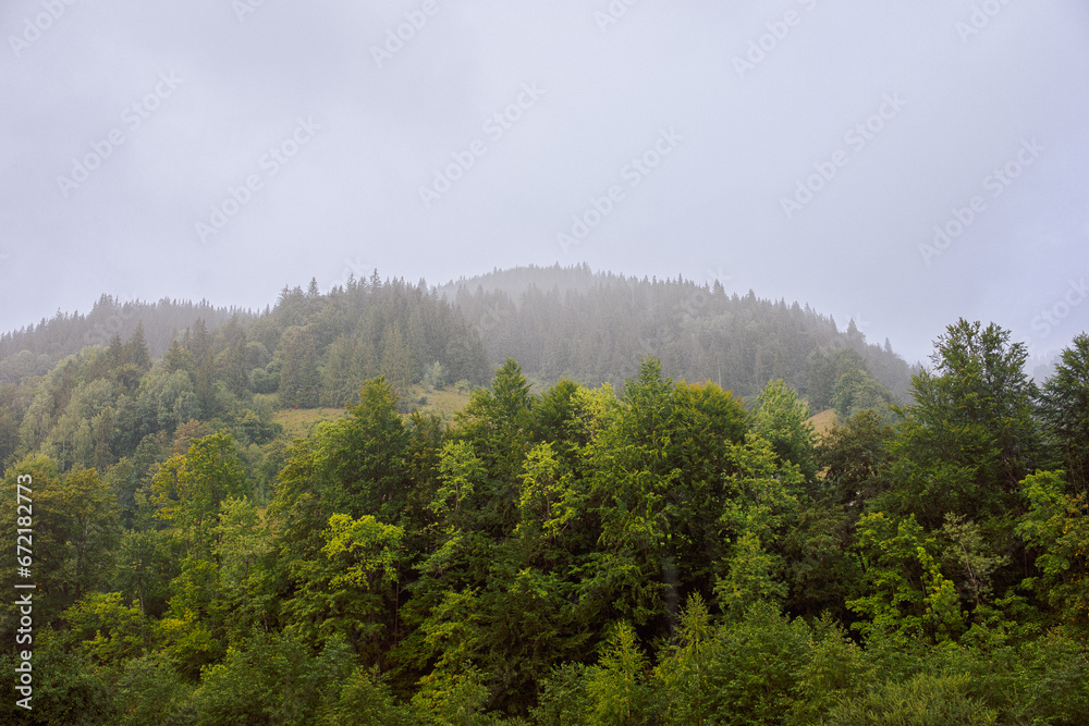 The Carpathian region of Ukraine near the village of Yaremche The Carpathian region of Ukraine near the village of Yaremche