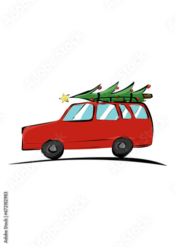 Weihnachtsbaum Transport