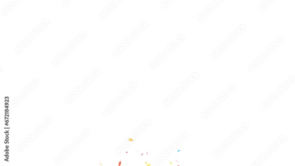 Confetti. With Alpha Matte Channel. Confetti. With Alpha Matte Channel.