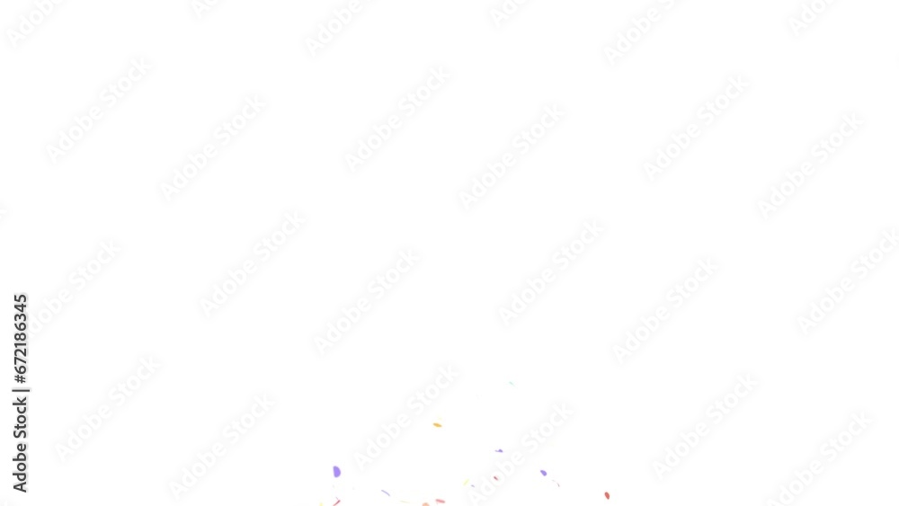 Confetti. With Alpha Matte Channel. Confetti. With Alpha Matte Channel.