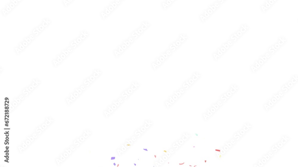 Confetti. With Alpha Matte Channel. Confetti. With Alpha Matte Channel.