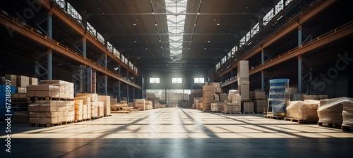 Warehouse. Generative AI technology.