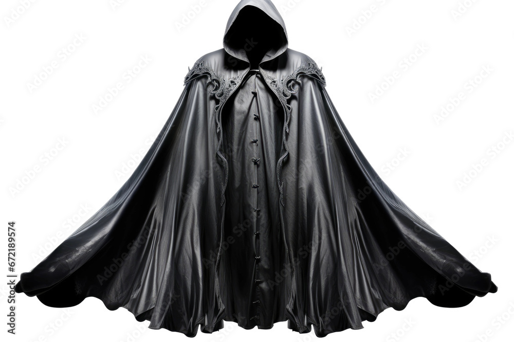 Embrace the Rain with a Cape Isolated On Transparent Background.