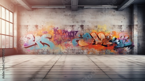 graffiti on the wall © AB malik