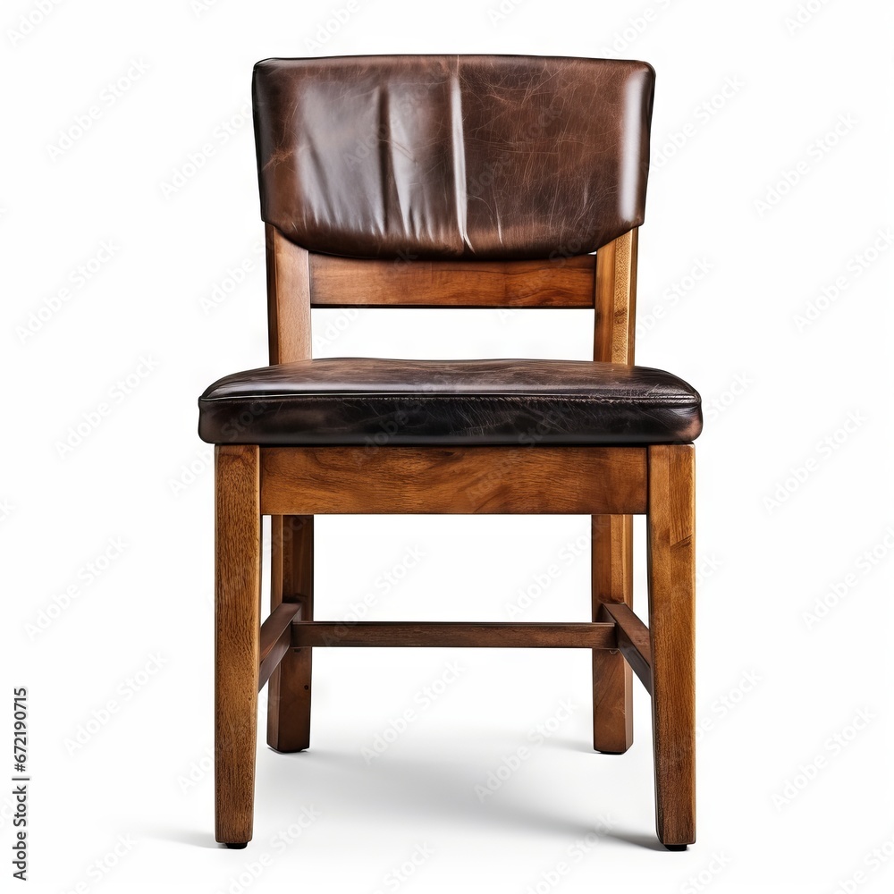 Dining Chair, isolated on white background with clipping path