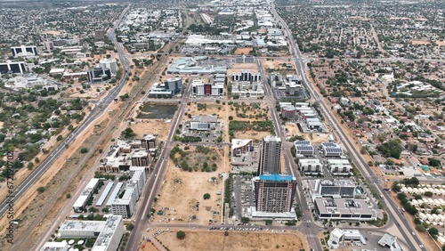 Central Business District CBD in Gaborone, Botswana, Africa