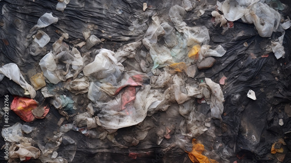 Pile of garbage waste. Global warming and recyclable plastic. Pile of garbage waste. Global warming and recyclable plastic.