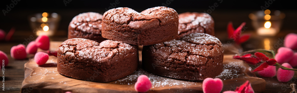 Valentine's Treat: Heart-Shaped Brownies for Your Sweetheart