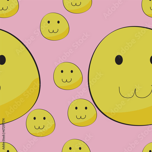 smiley face cute baby background