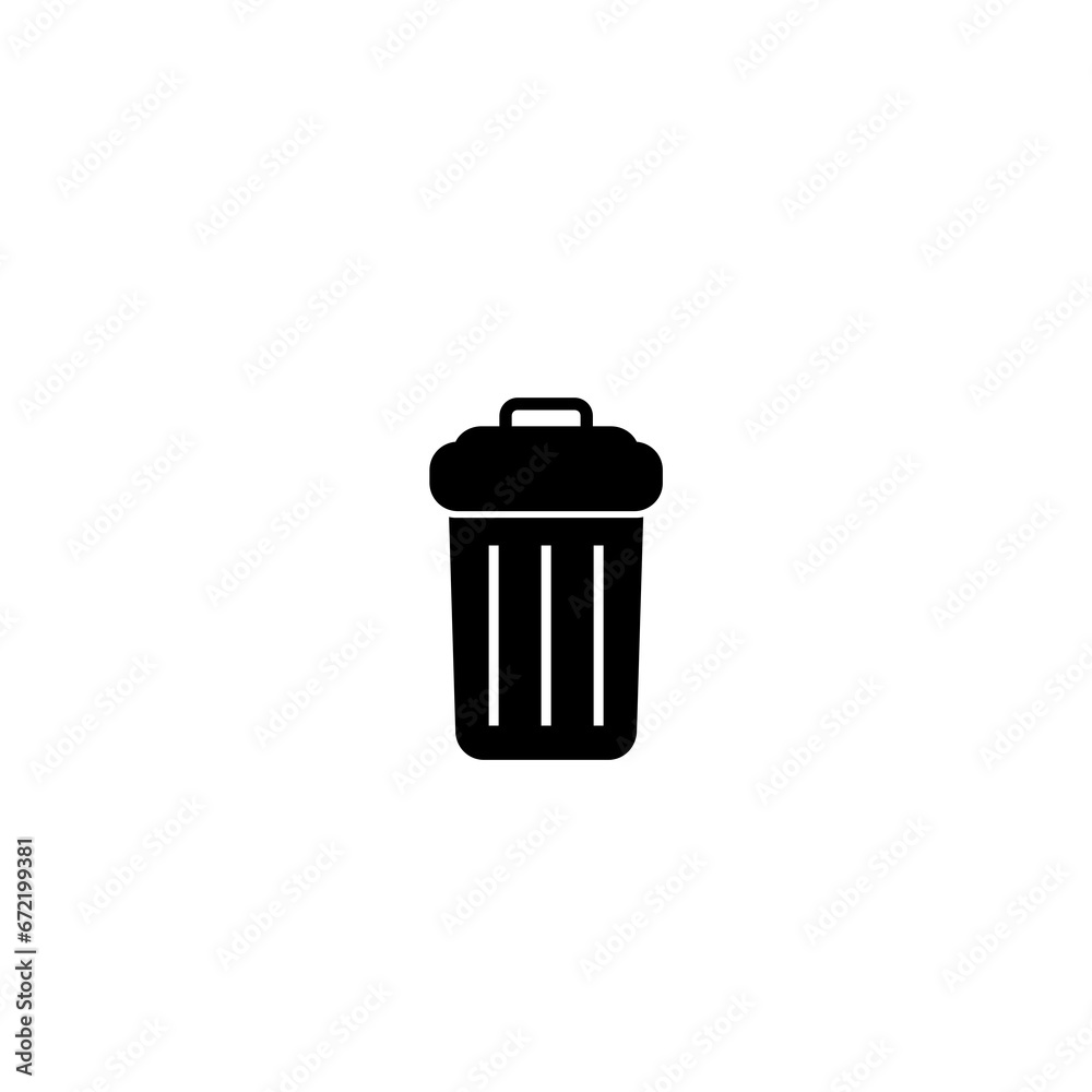 Waste icon isolated on white background 
