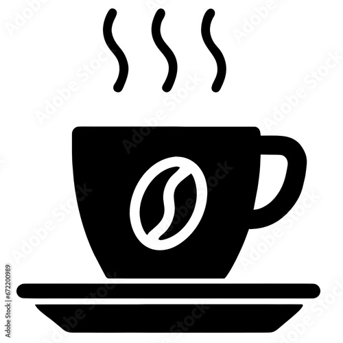 Icon for hot coffee design