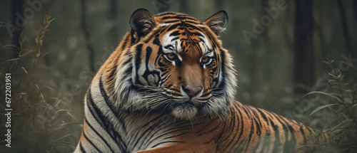 portrait of a tiger   animal photography