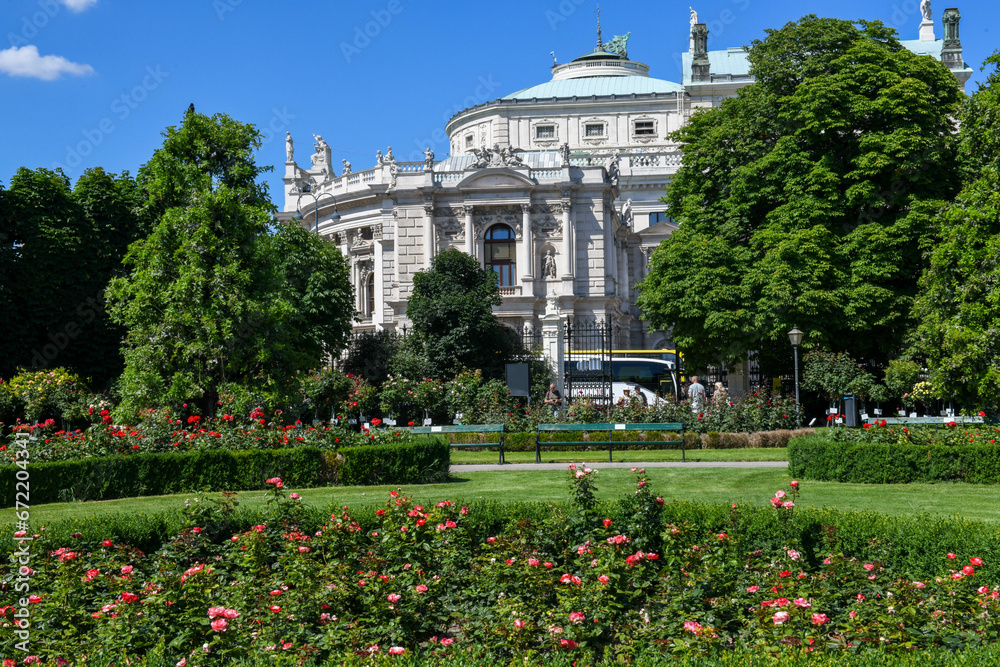 Castle theater in the center of Vienna on Austria