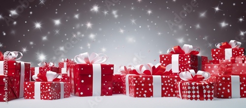 Christmas banner with gifts © Francesco