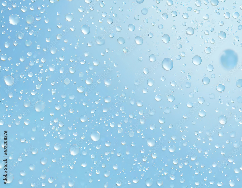 water drops on glass blue water drops on glass blue