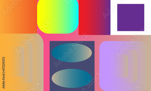 abstract background with glowing wave. Shiny moving lines design element. Modern purple blue  green tellow rose red gradient flowing wave lines. Futuristic technology concept. Vector illustration