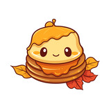 Autumn fall pancake vector clipart. Good for fashion fabrics, children’s clothing, T-shirts, postcards, email header, wallpaper, banner, events, covers, advertising, and more.